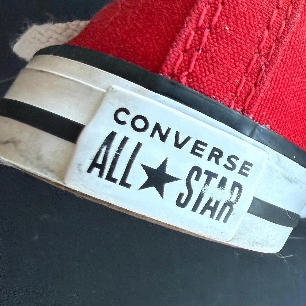 Converse Chuck Taylor All Star Red Infant Sneakers 7J236 Size 7 US